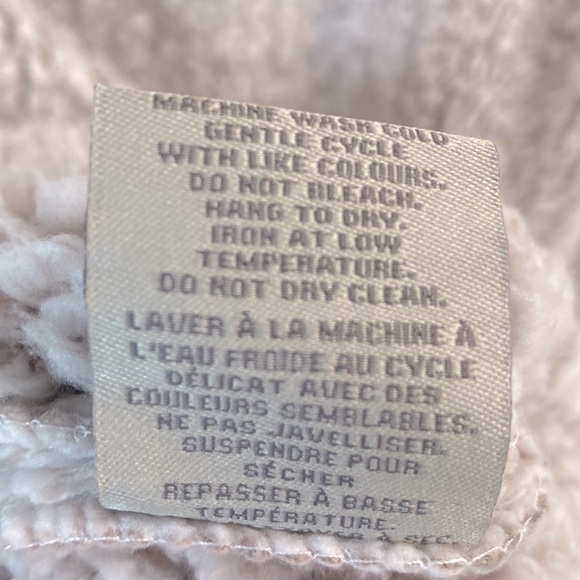 (A5) Charlie Paige Rugged Luxe Sherpa Mock Pullover, Very Pale Pink, Size S, NWT - Picture 10 of 11